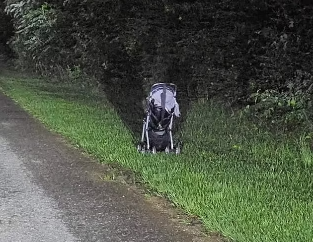 A woman has warned people not to stop if they see abandoned strollers by the roadside