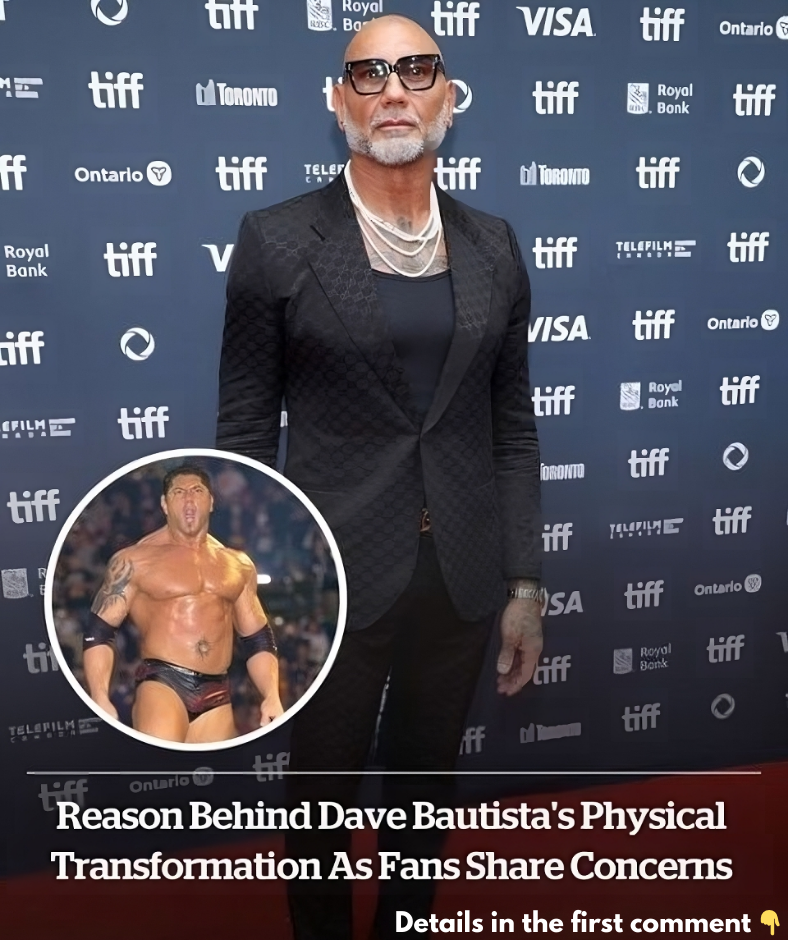 Reason behind Dave Bautista’s physical transformation as fans share concerns Reason behind Dave Bautista’s physical transformation as fans share concerns