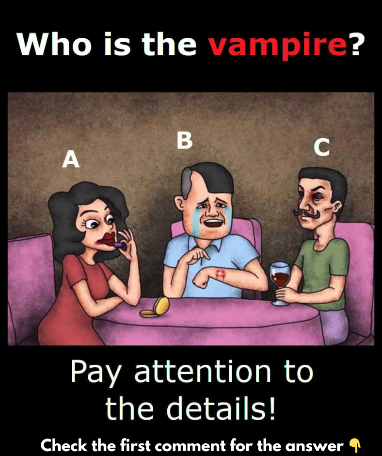 Who is the vampire? Who is the vampire?