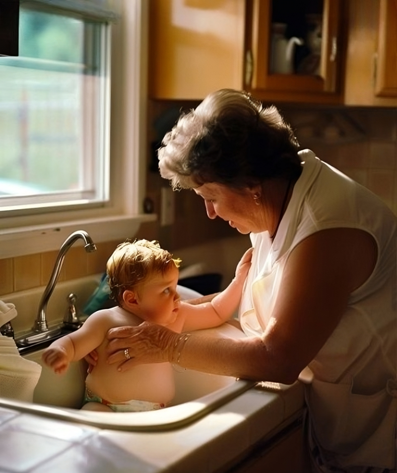 I was HORRIFIED to see my MIL bathing my son in a sink, WHERE WE WASH THE DISHES I was HORRIFIED to see my MIL bathing my son in a sink, WHERE WE WASH THE DISHES