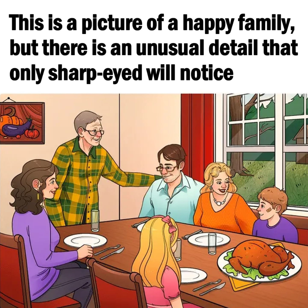 Brain Teaser: Can You Post The Mistake in This Family’s Dining Table Picture in 10 Seconds Or Less? Brain Teaser: Can You Post The Mistake in This Family’s Dining Table Picture in 10 Seconds Or Less?