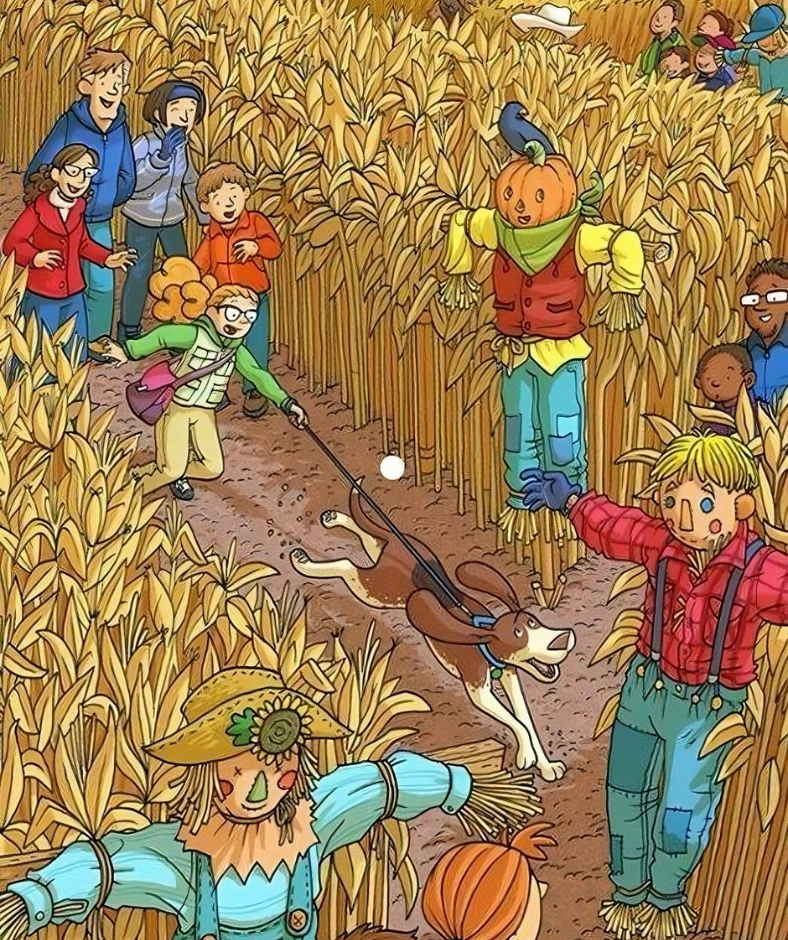 In just 6 seconds, the fish in the cornfield can only be seen by individuals with outstanding observational abilities! In just 6 seconds, the fish in the cornfield can only be seen by individuals with outstanding observational abilities!