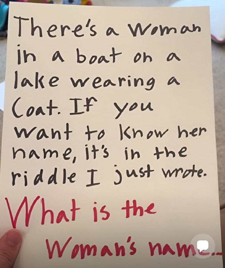 There’s a Woman in a Boat Riddle: Try to Solve the Viral Riddle There’s a Woman in a Boat Riddle: Try to Solve the Viral Riddle
