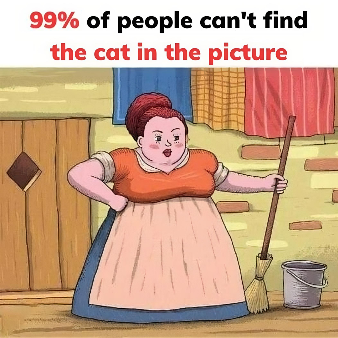 99% of people can’t find the cat in the picture 99% of people can’t find the cat in the picture