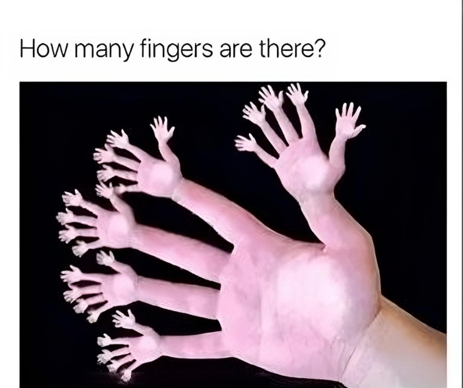 Creepy optical illusion leaves people stumped – how many fingers can you see? Creepy optical illusion leaves people stumped – how many fingers can you see?