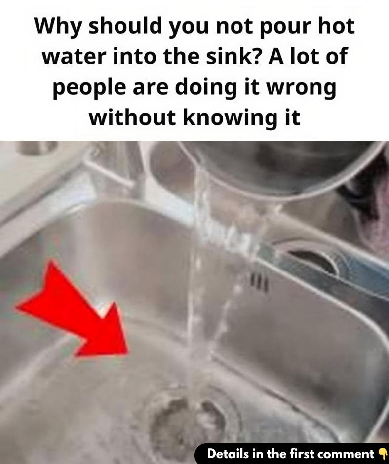 Shouldn’t you pour hot water into the sink? Many people are doing it wrong without knowing it. Shouldn’t you pour hot water into the sink? Many people are doing it wrong without knowing it.
