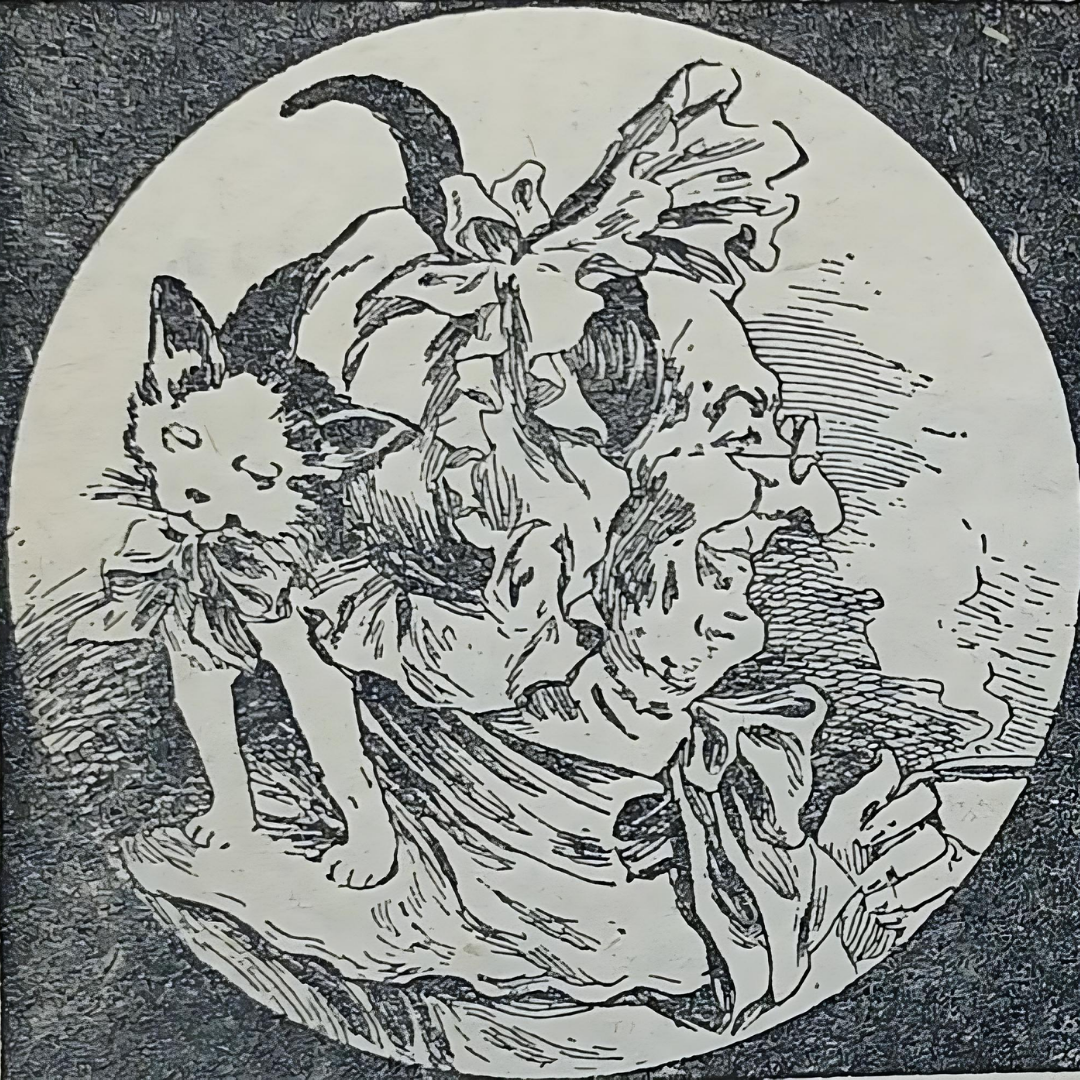 In the image, the cat can be clearly seen standing on the woman’s shoulder, but not everyone can spot where the man is In the image, the cat can be clearly seen standing on the woman’s shoulder, but not everyone can spot where the man is