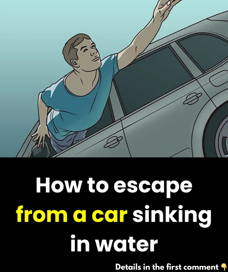 How to escape from a car sinking in water How to escape from a car sinking in water