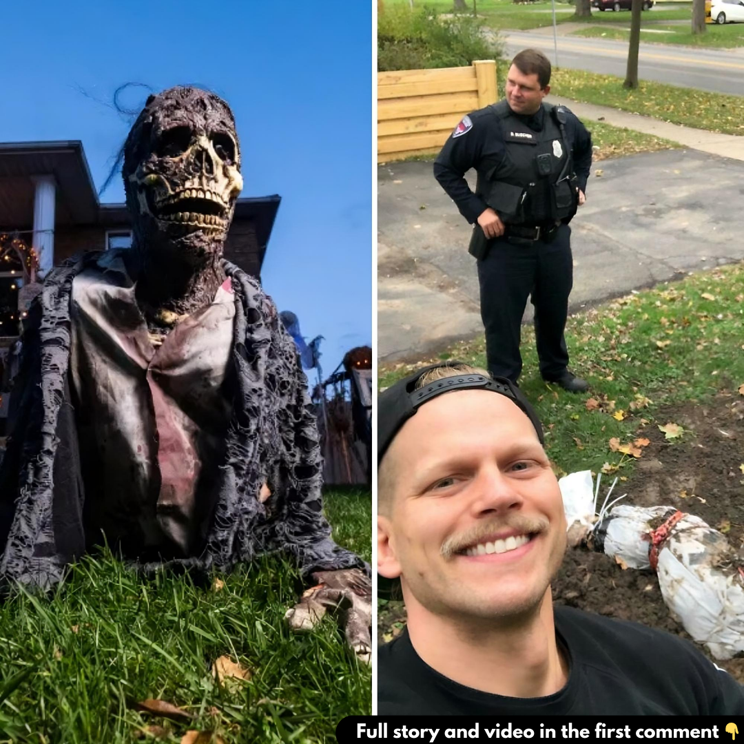 Neighbor’s Hilarious Response to Halloween Decoration Criticism Went Viral! Neighbor’s Hilarious Response to Halloween Decoration Criticism Went Viral!