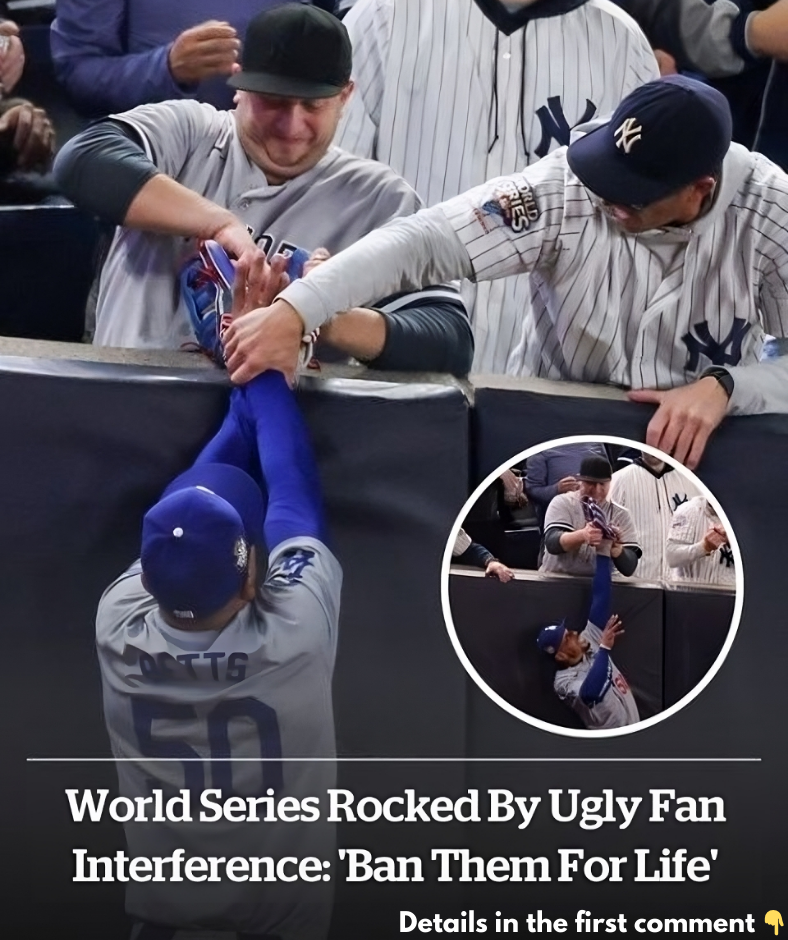 World Series rocked by ugly fan interference: ‘Ban them for life’ World Series rocked by ugly fan interference: ‘Ban them for life’