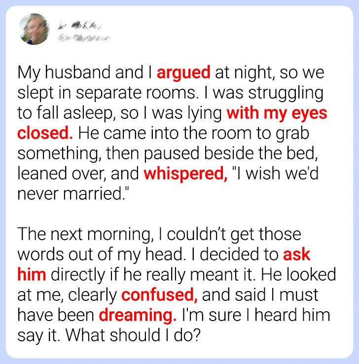 My Husband Thought I Was Asleep, But His Whisper Revealed a Truth I Wish I Never Knew