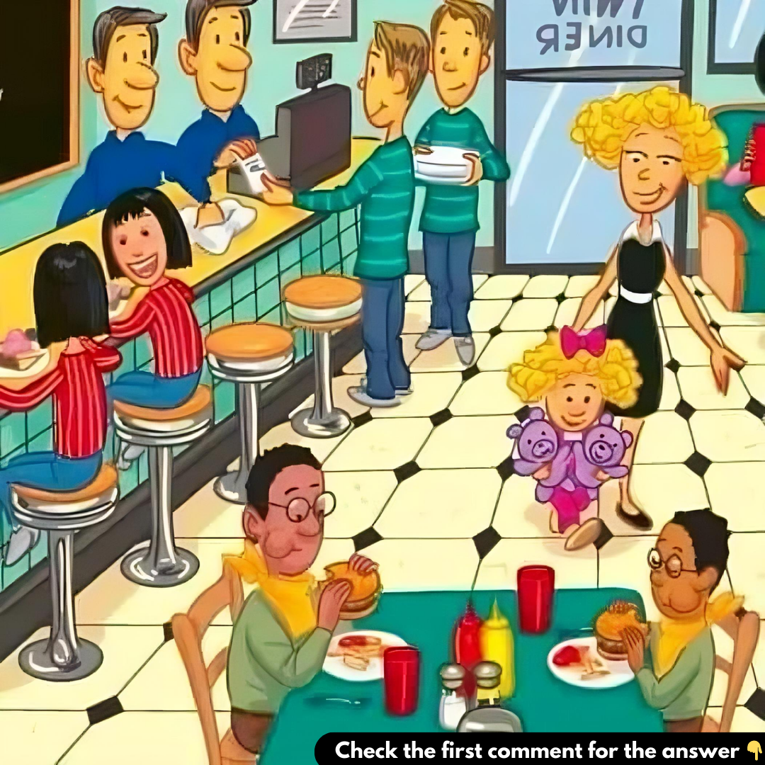 Find the baseball bat in this cafe