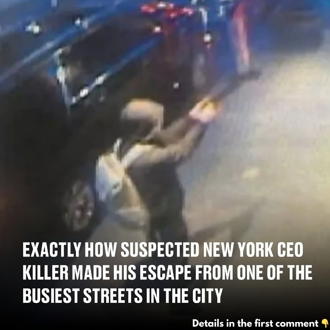 Exactly how suspected New York CEO killer made his escape from one of the busiest streets in the city