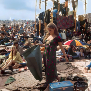 Set against the backdrop of a massive crowd, it was more than just a music event—it became a cultural revolution, symbolizing peace and unity.