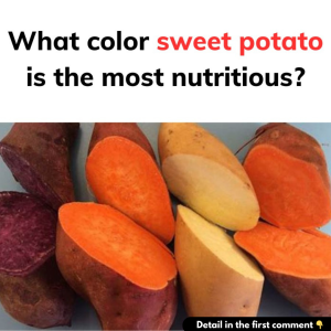 What color sweet potato is the most nutritious