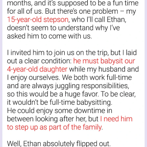 The Difficult Decision to Exclude My Stepson from Our Family Vacation The Difficult Decision to Exclude My Stepson from Our Family Vacation