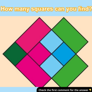 How Many Squares Are Hidden in This Puzzle? Most People Miss the Right Count! How Many Squares Are Hidden in This Puzzle? Most People Miss the Right Count!