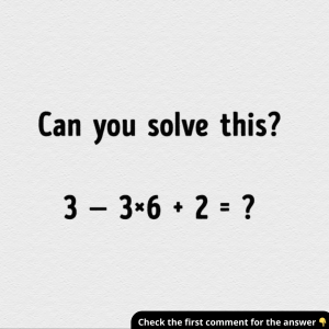 Got 30 Seconds? Try Solving This Equation and Share Your Answer with Us! Got 30 Seconds? Try Solving This Equation and Share Your Answer with Us!