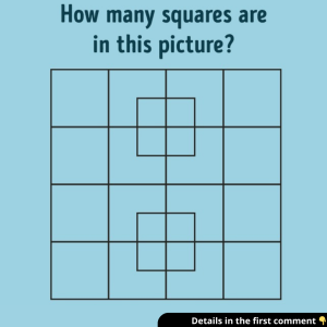 How Many Squares Are in This Picture? Get the Answer and the Easy Method to Solve It! How Many Squares Are in This Picture? Get the Answer and the Easy Method to Solve It!