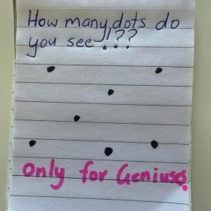 The How Many Dots Do You See?