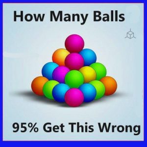 Only Geniuses Can Solve This: How Many Balls Are in the Pyramid?