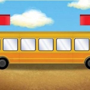 Which direction is the bus travelling in Which direction is the bus travelling in
