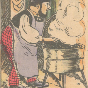 There is a man hidden in the picture, but only someone with sharp eyes can detect it. There is a man hidden in the picture, but only someone with sharp eyes can detect it.