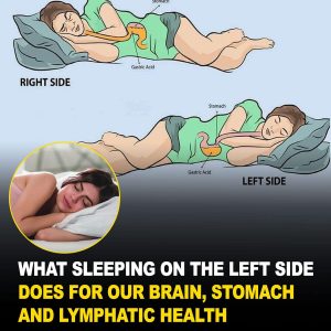 This is what sleeping on the left side does for our brain, stomach & glymphatic health This is what sleeping on the left side does for our brain, stomach & glymphatic health