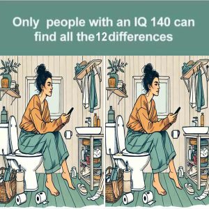 Test: Only Those with an IQ of 140 Can Spot the 12 Differences! Test: Only Those with an IQ of 140 Can Spot the 12 Differences!