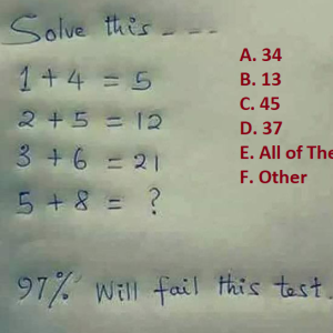 The Math Puzzle That 97% Fail: Can You Find the Hidden Pattern The Math Puzzle That 97% Fail: Can You Find the Hidden Pattern