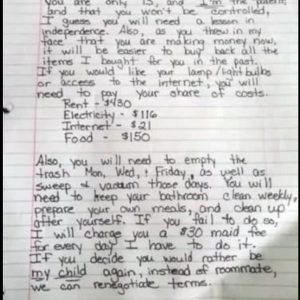 Mom leaves powerful note on “disrespectful” son’s door