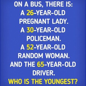 Are You Smarter Than Most? Find Out Who the Youngest Is in This Clever Riddle! Are You Smarter Than Most? Find Out Who the Youngest Is in This Clever Riddle!