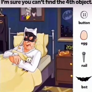 Find Button, Egg, Nail, Bat Find Button, Egg, Nail, Bat