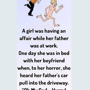 A woman was having an affair while her husband was at work