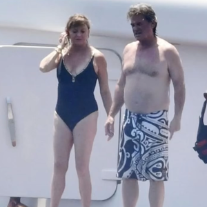 Can you guess which star couple is in the photo?