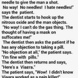 The Needle-Phobic Patient and the Dentist’s Clever Trick