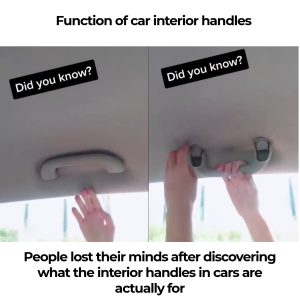 People Are Losing It Over What Car Grab Handles Are Really For—And It’s Not What You Think