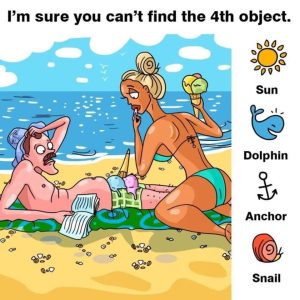 Can You Spot All 4 Hidden Objects in This Beach Puzzle? Can You Spot All 4 Hidden Objects in This Beach Puzzle?