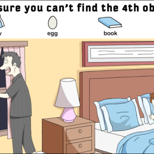 Can you find the four hidden objects? Can you find the four hidden objects?