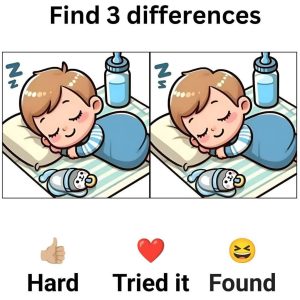 Find 3 Differences in This Picture – Can You Spot Them All Without Hints? Find 3 Differences in This Picture – Can You Spot Them All Without Hints?