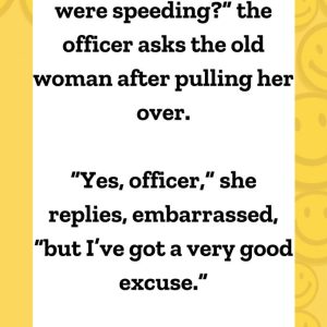 Do you realize you were speeding?