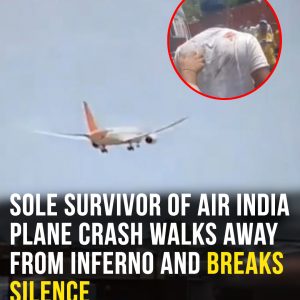 Miracle survivor of d*adly Air India crash walks away from wreckage