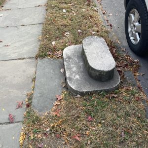 Looks Like Just a Couple of Ordinary Stones by the Sidewalk… But Their History Will Surprise You!