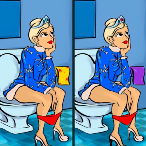 Only the Sharpest Eyes Can Spot All 5 Differences in This Frosty Bathroom Puzzle! Only the Sharpest Eyes Can Spot All 5 Differences in This Frosty Bathroom Puzzle!