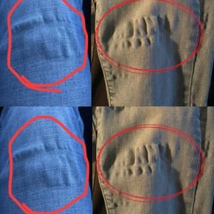 If you have ever seen these on your jeans, you are not alone! Here is the reasons