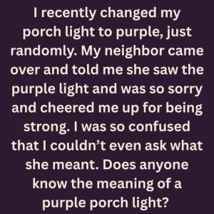 Why More Porch Lights Are Turning Purple — And What It Really Means