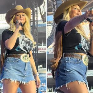 Miranda Lambert exposed far more than she planned when her denim mini be.tray.ed her on stage, and the internet hasn’t let it go since