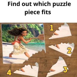 Someone tore a corner of the picture. Find the right piece Someone tore a corner of the picture. Find the right piece