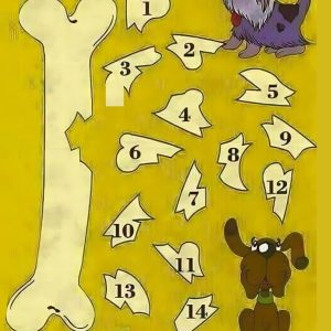 Which bone fragment is compatible with the larger bone? Which bone fragment is compatible with the larger bone?