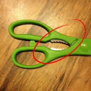What Is That Weird Toothed Part on Kitchen Scissors For?